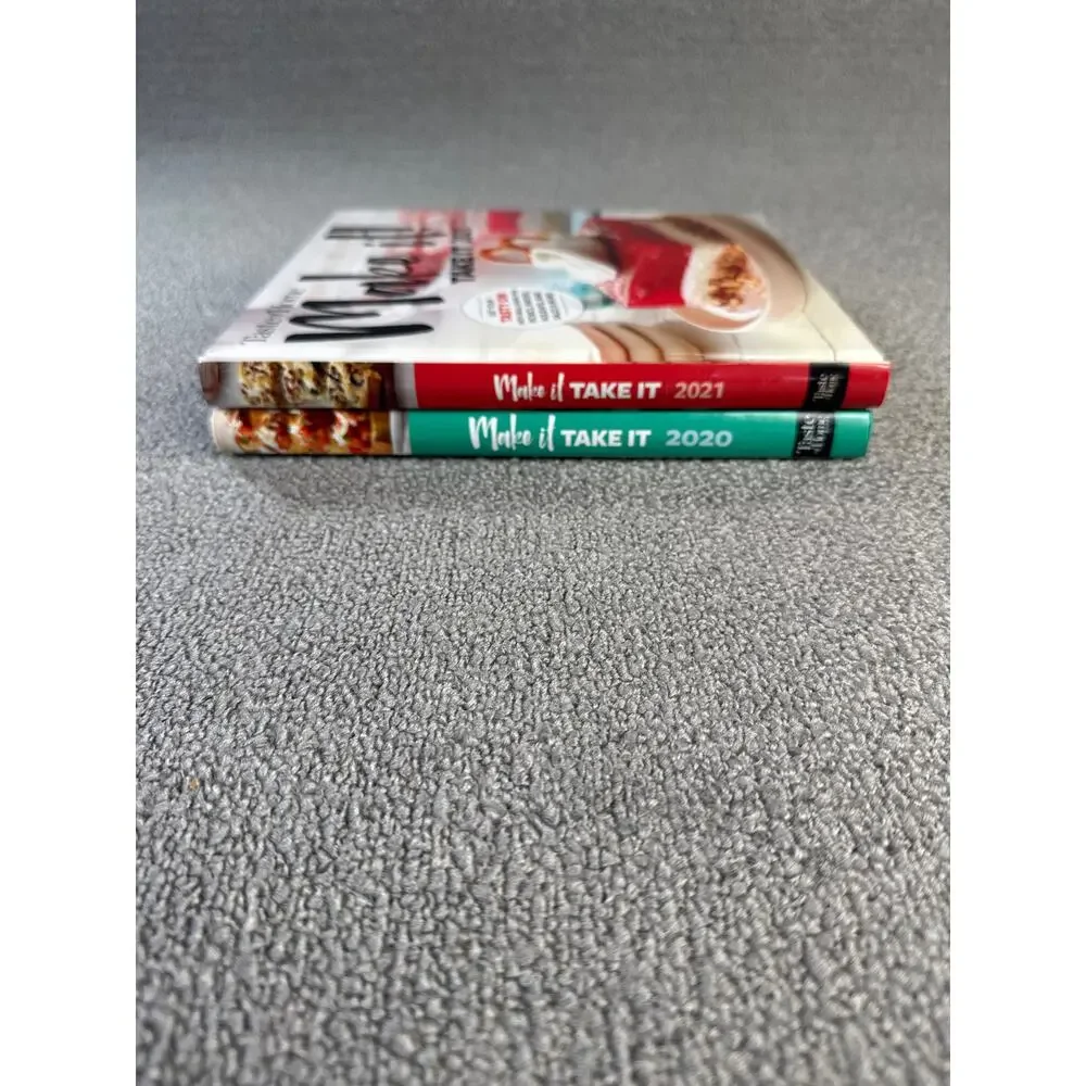 Taste of Home Cookbook Make It! Take It Lot of 2 Potluck, Picnic, BBQ, Holiday